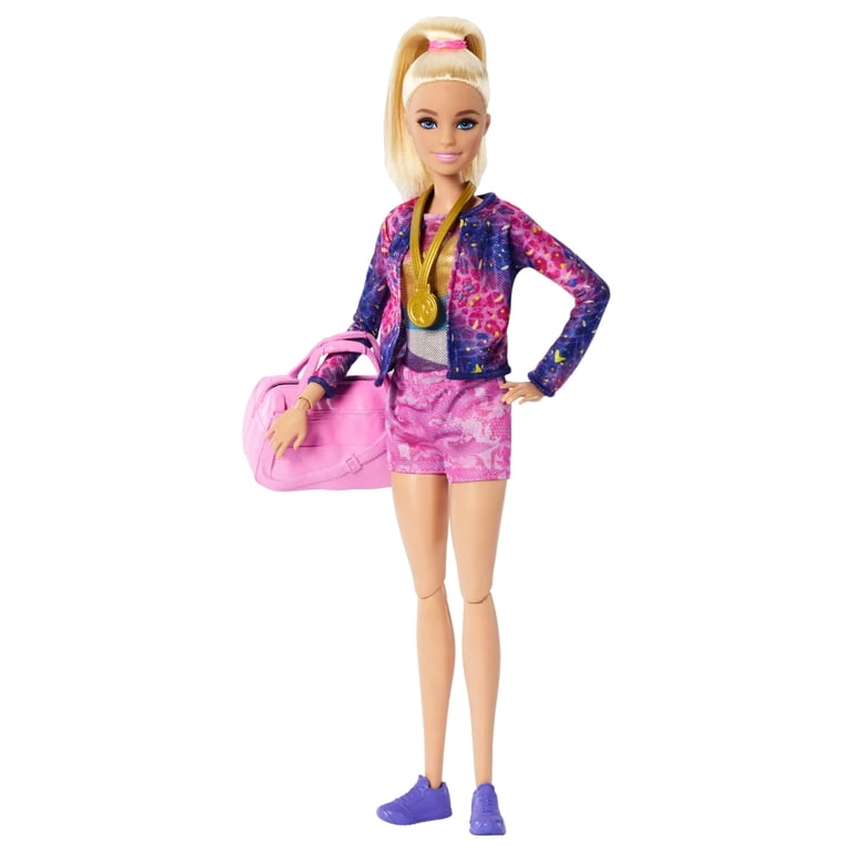 Barbie Gymnastics Playset with Blonde Doll photo 5