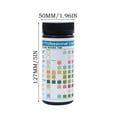 thumbnail image 3 of MesaSe 100PCS 10 Parameter Urine Test Strips Acidity Test Kit With Quick And Easy PH Testing Strips, 3 of 6