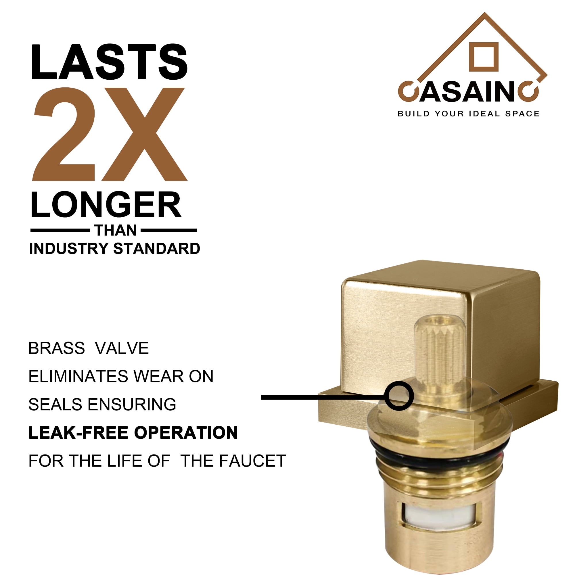 Boyel Living 5-Hole Deck Mounted Bathtub Faucet Bathroom Roman Tub Faucet with Hand-Held Shower Sprayer Brushed Gold