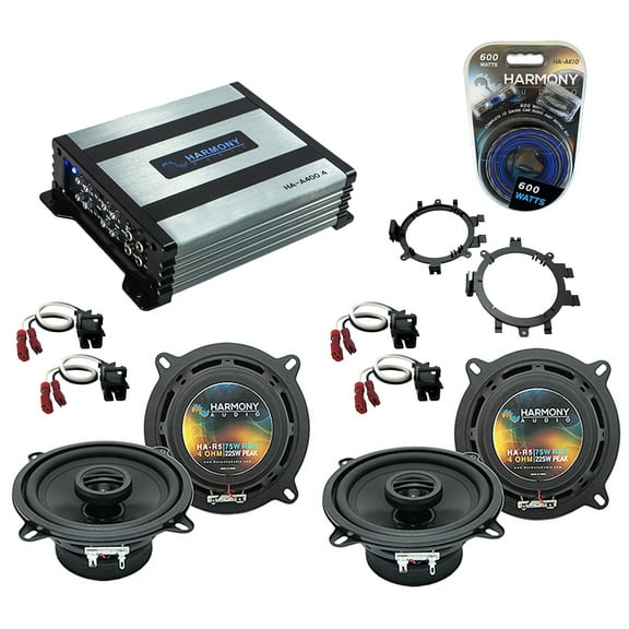 Harmony Chevy Silverado 07-13 HA-R5 5.25 225W, HA-A400.4 800W Amp & 600W Amp Kit