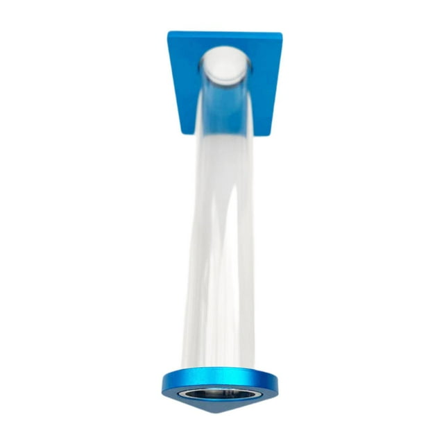 Colaxi Billiard Stroke Trainer Billiard Stroke Exerciser Portable Lightweight Clear Pool Cue Stroke Trainer for Professional Players Blue