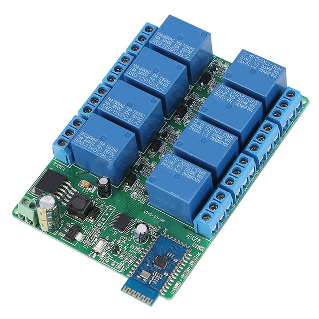 Relay , Automatic Switch Motor Light Remote Control Durable 8 Channel Relay , For Smart Home Remote Control