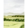 thumbnail image 2 of Popp, Grace 12x14 Gold Ornate Wood Framed with Double Matting Museum Art Print Titled - Lush Farmland II, 2 of 4