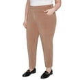 thumbnail image 3 of Alfred Dunner Womens Plus-Size Allure Fit Flat Front Corduroy Short Length Pant, 3 of 4