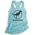 thumbnail image 1 of Grandmasaurus Tank Top, Ladies Racerback Tank Top, Grandma Tank, Grandmother Tank, Dinosaur Tank, Cancun, XX-Large, 1 of 3