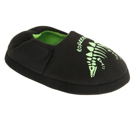 

Slumberzzz Boys/Girls Glow In The Dark Dinosaur Slippers