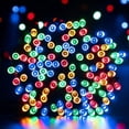 thumbnail image 2 of Hulmay 300 LED Christmas String Lights, 98 FT Waterproof Green Wire with 8 Modes, Twinkle Fairy String Lights Plug-in for Indoor & Outdoor Xmas Party Yard Garden (Multicolor), 2 of 7