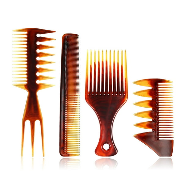 Peines multifuncionales resistentes al desgaste, herramientas de modelado, apariencia exquisita, fácil instalación, larga vida útil, selección de cabello, ámbar, 1 Juego Inevent CE012139-02