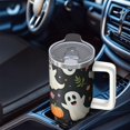 thumbnail image 5 of Halloween 40oz Pumpkin Gift Coffee Tumbler with Handle and Straw Lid – Leak Proof Insulated Travel Cup, 5 of 5