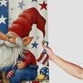 thumbnail image 3 of Fenyluxe Gnome Star Flag Polyester Fiber Shower Curtain for Bathroom Decoration with Hooks - Chic Modern Bathroom Decor 36"x72, 3 of 7