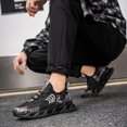 thumbnail image 5 of Men's Running Shoes Lace‑Up Mesh Upper Athletic Sneakers With Hollow‑Out Midsole for Daily Walking and Casual Outdoor Activities, 5 of 8