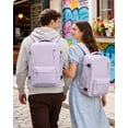 thumbnail image 6 of Airback Travel Backpack with Vacuum Seal Compression, Vacpack Backpack for Travel with Air Pump, Personal Item Carry on Bag Airlines Approved, Water Resistant Airbag Vacuum Backpack College Daypack, 6 of 7