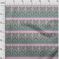 thumbnail image 2 of oneOone Georgette Viscose Fabric Leaves & Floral Block Print Fabric By Yard 42 Inch Wide, 2 of 4