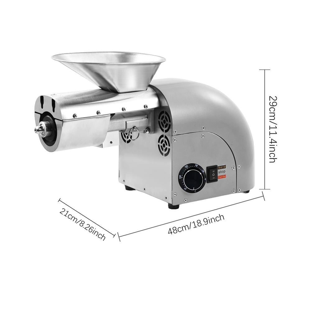 Mulaxen Oil Extraction Machine For Home 1800W Electric Oil Press Machine Stainless Steel Oil Press Machine Oil Extractor Automatic Oil Press Extractor accepted