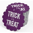 thumbnail image 4 of Inkdotpot Silver Foil Paper Hang Tags Trick Or Treat Halloween Favor Tags 50 Pieces, 4 of 6