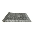thumbnail image 2 of Ahgly Company Indoor Round Oriental Gray Traditional Area Rugs, 4' Round, 2 of 4