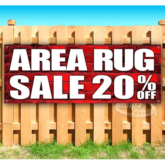 Area Rug 13 oz Vinyl Banner With Metal Grommets