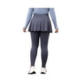 thumbnail image 3 of High Waist Womens Skirted Leggings Solid Color Lightweight and Breathable Yoga Legging with Skirt, 3 of 3