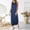 Navy, variant on Baqcunre Homecoming Dresses Women'S Casual Summer Sleeveless Dress Loose Split Dresses With Pockets Corset Dress Womens Dresses Grey Dress M
