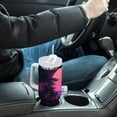 thumbnail image 4 of Yayeee 40oz Double-Wall Insulated Stainless Steel Tumbler with Handle Bottle, Night Neon Road, 4 of 8