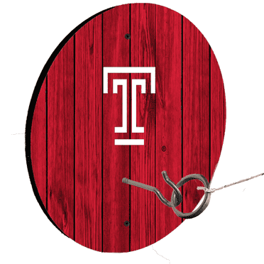 Temple University Maroon Ring Toss Lawn Game