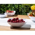 thumbnail image 2 of Posh Setting Square Plastic Serving Bowls, Medium White Plastic Serving Bowls, 4 Pack Plastic Disposable Party Snack, Buffet, Chips, or Salad Bowl, Heavy Duty, 2 of 6