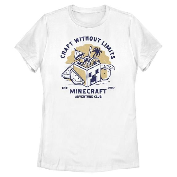 Womens Minecraft Craft Without Limits T Shirt
