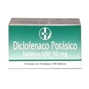 Diclofenaco Antiflamatory 10x10 Tabs - Antiflamatorio en Tabletas (Pack of 24)
