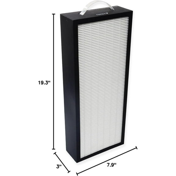 Replacement Filter Compatible with LUFTRUM & AC400 Air Purifier, H13 True HEPA 3-Stage Filtration Activated Carbon Air Clean Dust VOCs Odor