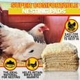 thumbnail image 2 of Nesting Box Pads for Chickens - Natural Fiber Liners 10pk, 2 of 5
