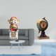 thumbnail image 2 of Estatua de la , figura moderna, reloj de mesa, adorno artístico para año Nuevo, estante, oficina, dormitorio, armario, coleccionable, 2 of 8
