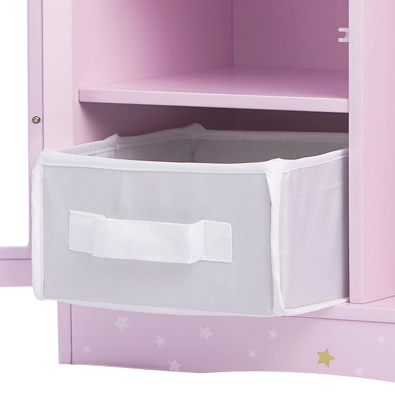 Olivia's Little World Twinkle Stars Princess Wooden Closet with