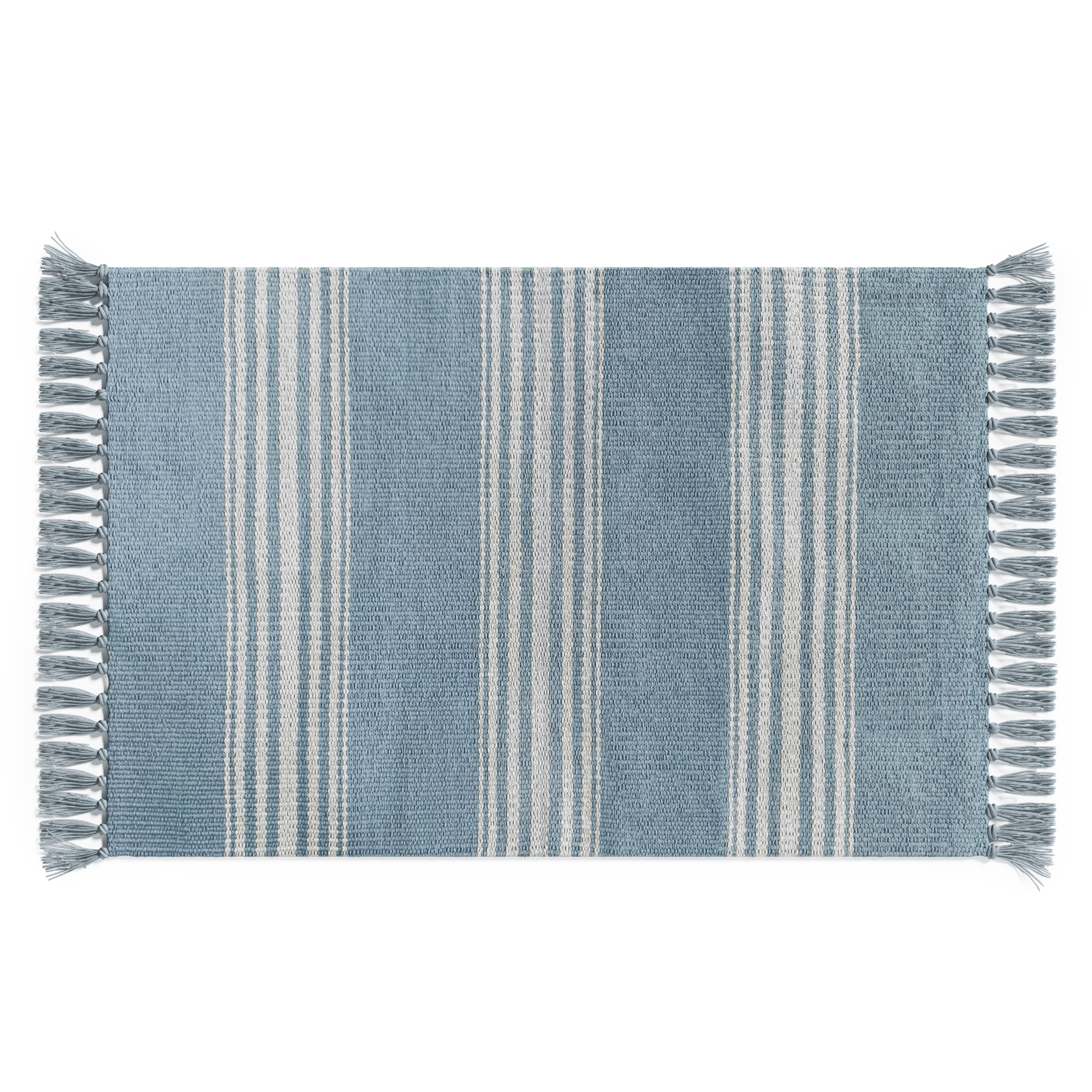 Barnyard Designs 2x3 Handmade 100 Cotton Woven Rug, Small Area Rug