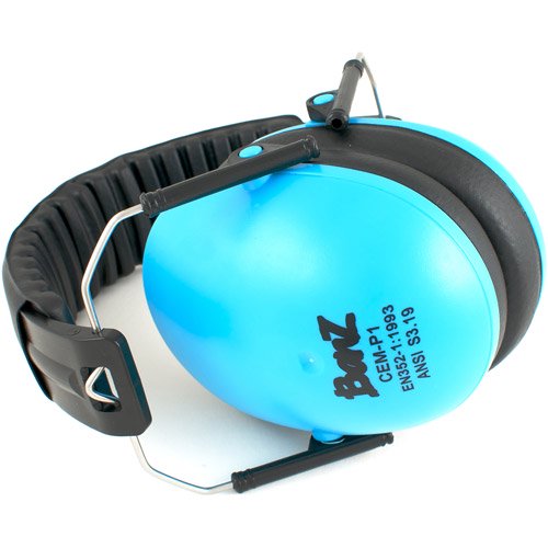 Banz Childrens Earmuffs for Children ages 2 to 10 Light Blue
