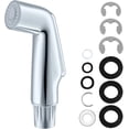 thumbnail image 1 of ERDS-Kitchen Sink Side Sprayer Head Replacement Universal Sink Sprayer Attachment Compatible with Delta, Moen, Kohler OEM Brand, Kitchen Sink Faucet Sprayer Head, Chrome Finish, 1 of 4