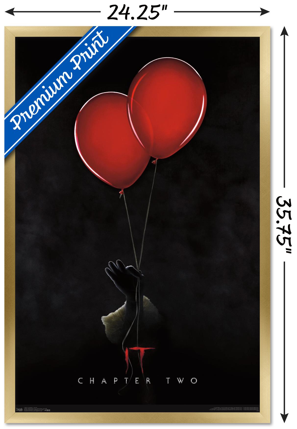 IT: Chapter 2 - Teaser One Sheet Wall Poster, 22.375" x 34" Framed