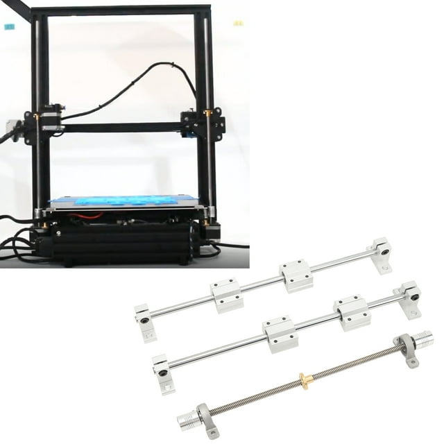 Linear Motion Shaft Guide Set for Router, Milling Machine, and Lathe SC8UU Slide Block KP08 Bearing Pillow for 3D Printer Engraving Machine
