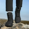 thumbnail image 3 of LASUDRAA Mens Womens Hiking Boots Wide Toe Box Zero Drop Sole Ankle-High Boots, 3 of 9