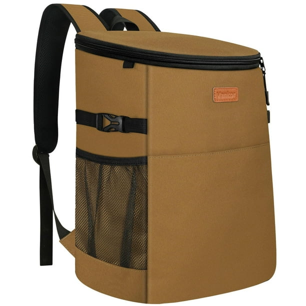 Mochila térmica para acampar Vankor, 45 latas, impermeable, color caqui