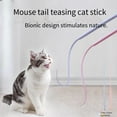 thumbnail image 2 of New silicone cat-teaser simulation mouse tail cat-teaser interactive self-hi replaceable cat-teaser toy, 2 of 6