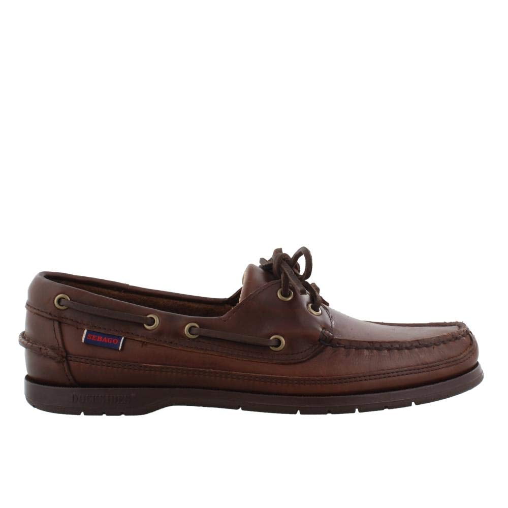 Sebago - Sebago Schooner Waxy Shoes Dark Brown Gum - 930 - Walmart.com ...