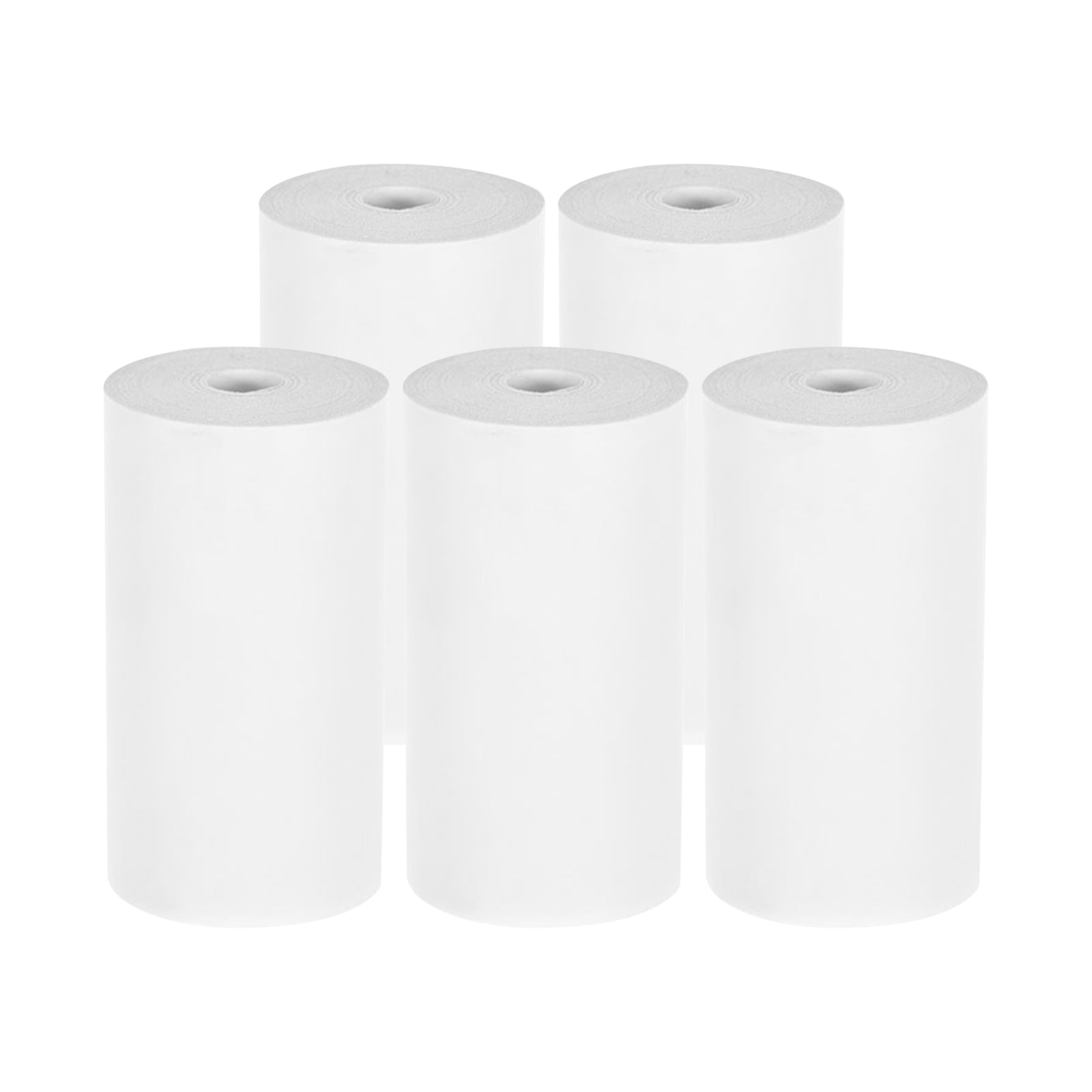 5pcs Colored Printing Paper Roll Thermal Portable 57x30mm , 5 rolls pink  paper, 57x30mm 