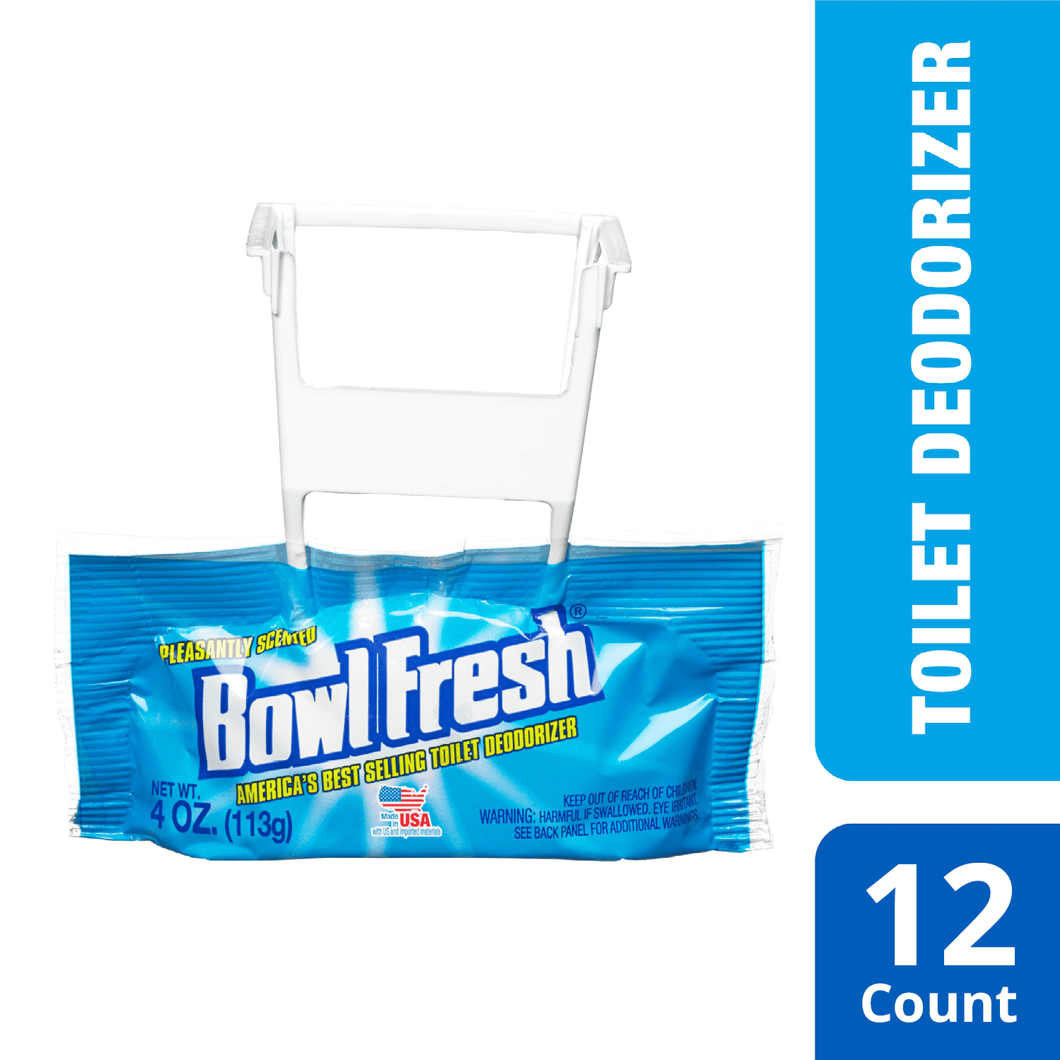 (12 Pack) Bowl Fresh Toilet Bowl Deodorizer, Continuously Freshens and