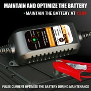 MOTOPOWER 12V 800mA Fully Automatic Battery Charger Battery Maintainer Trickle Charger Desulfator