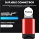 thumbnail image 4 of Methold Cable de datos de 1 m, cable de carga tejido de sirena, cable trenzado de nailon largo Micro USB para teléfono Android Teléfono y Comunicación, 4 of 5