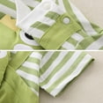 thumbnail image 6 of EnJoCho Organic Cotton Baby Bodysuit - Breathable Summer Short Sleeve Romper, Unisex Climbing Outfit with Triangle Design, Daycare Ready Baby Playwear (6-12 Months,Green), 6 of 8