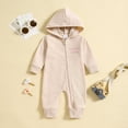 Bodysuit Romper Baby Boys Valentine's Day Long Sleeve Hooded Romper