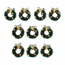 10Pcs Miniature Wreath Decor, Dollhouse Accessories for 1:12 Scale, By Meiiso, Large Inventory!