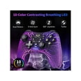 thumbnail image 6 of Switch Pro Controller,Wireless Switch Controller Compatible with Nintendo Switch/Lite/OLED/PC,Bluetooth Pro Controller Switch with Adjustable LED Light/Turbo/Vibration,Wake-Up, 6 of 7