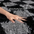 thumbnail image 4 of SARAG 6x9ft Black And Gray Area Rugs, Modern Checkerboard Rug For Living Room Bedroom, Thickened Memory-Foam Area Rug For Kids Nursery Dorm, Home Decor, Anti-Slip And Easy To Clean, 4 of 8